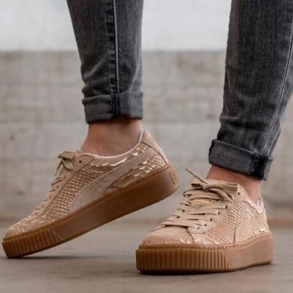 puma suede classic natural vachetta exotic